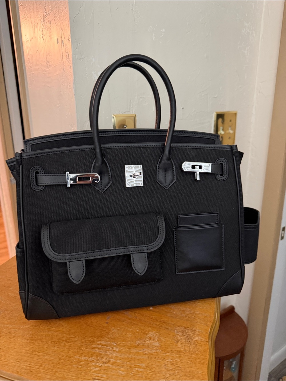 Birkin style cargo bag 35cm